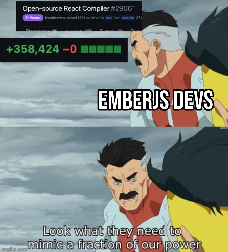 This, but Ember tweet media