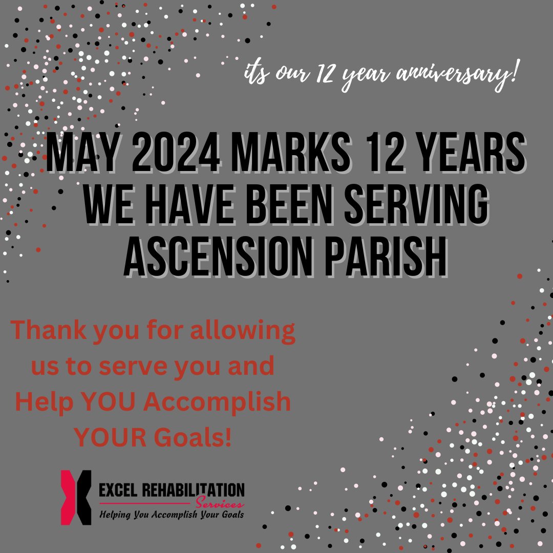 Thanks Ascension We appreciate our patients/referral sources/community partners/friends/family that cont to show support of our #smallbusiness Like/share our posts Refer a friend/family to Like our Page #ittakesavillage #GotoExcelRehab #physicaltherapy #familybusiness