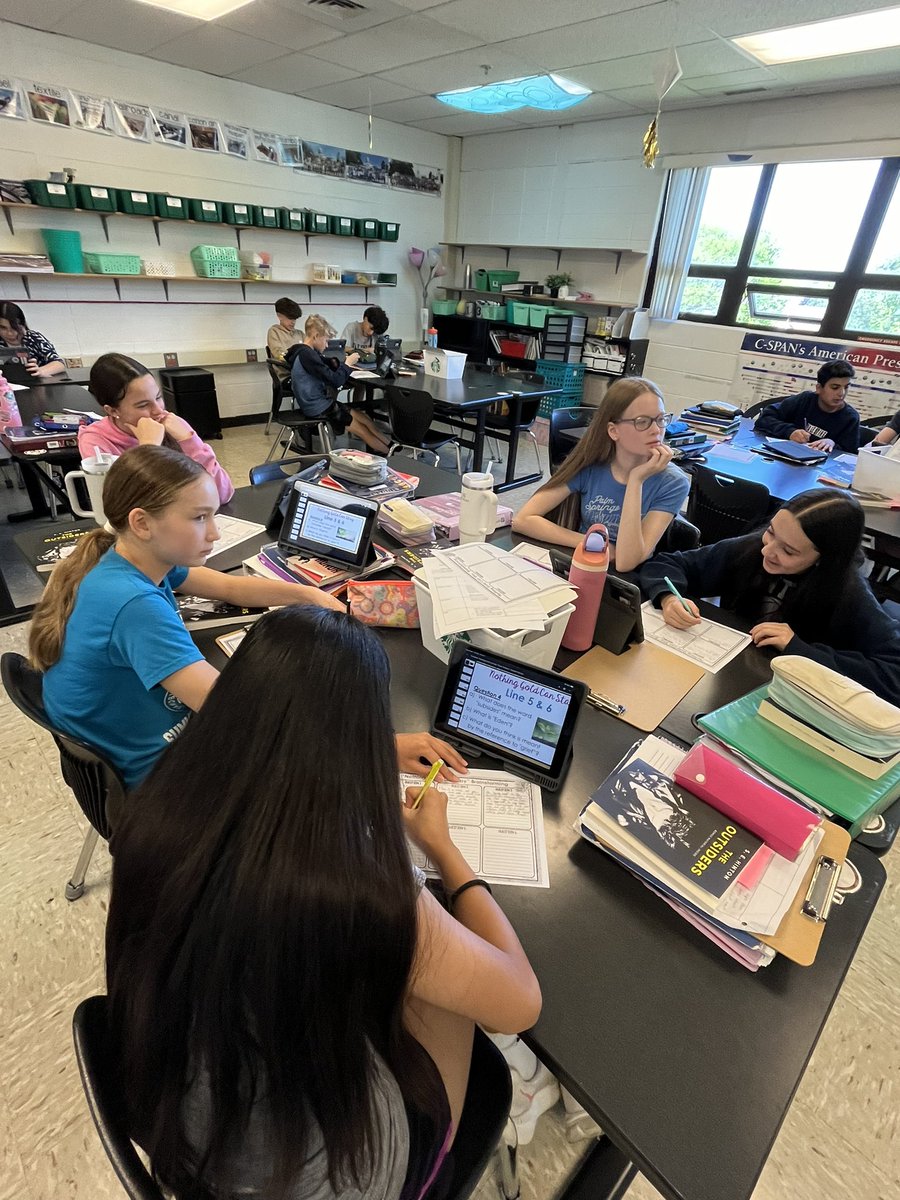 Chrissy Keith (@chrissykeith11) on Twitter photo In ELA Ss are analyzing the Robert Frost Poem βNothing Gold can Stayβ as part of The Outsiders book club. The discussions are so deep and rich! <a href="/OSD135/">Orland District 135</a> <a href="/JerlingJayhawks/">Jerling Junior High</a> <a href="/ProrokLeads/">Daniel Prorok</a> <a href="/MrsHalperEDU/">Dana Halper</a> In ELA Ss are analyzing the Robert Frost Poem βNothing Gold can Stayβ as part of The Outsiders book club. The discussions are so deep and rich! <a href="/OSD135/">Orland District 135</a> <a href="/JerlingJayhawks/">Jerling Junior High</a> <a href="/ProrokLeads/">Daniel Prorok</a> <a href="/MrsHalperEDU/">Dana Halper</a>