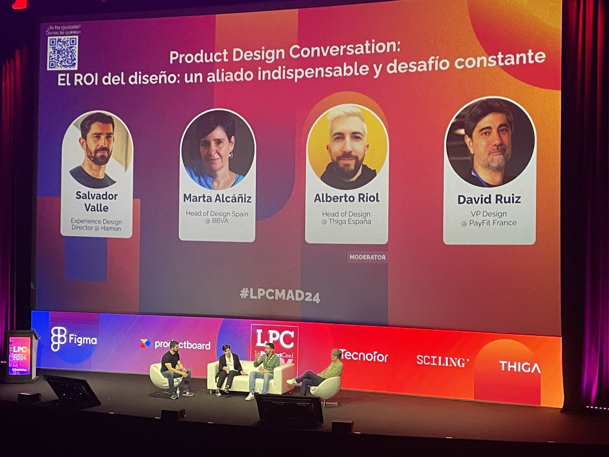 LaProductConfES's tweet image. ¡Aquí es donde está la chicha y el salseo! 👀Espectaculares #ProductConversations de la mano de @roytomas, Irene Bernal, @jgarcesc, Paco Crespo, @salvadorValle, @kapicuak, David Ruiz y @xmooth
¿Con qué reflexiones te quedas?#LPCMAD24