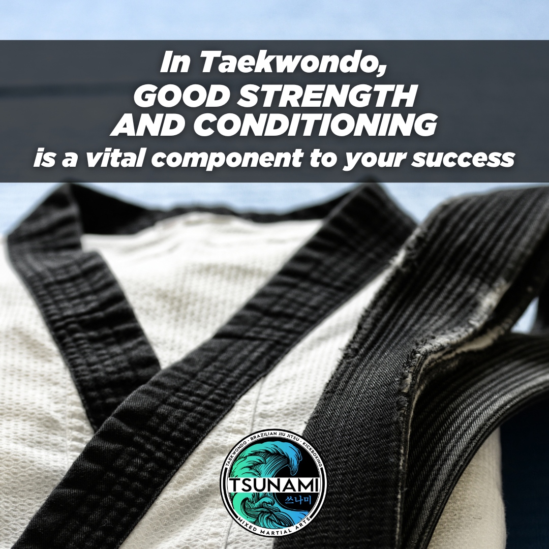 In Taekwondo training, strength and conditioning are key to unlocking your full potential! 💪

tsunamimma.co

TsunamiMMA #TaekwondoTraining #StrengthAndConditioning #MartialArtsJourney #TrainHard #AchieveSuccess #FitnessGoals