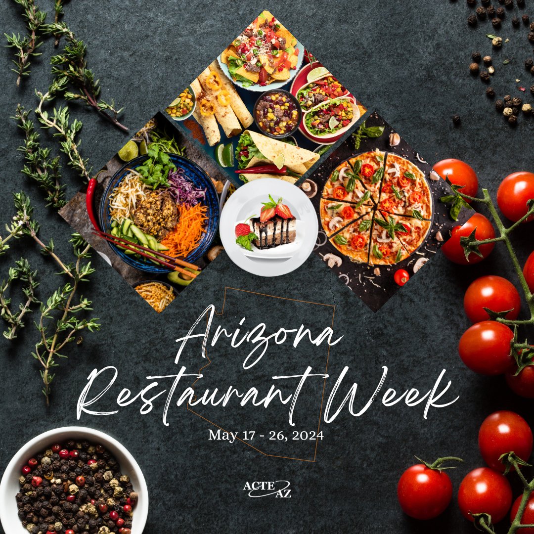 Today marks the beginning of Arizona Restaurant Week 2024! We'd like to honor the incredible culinary workers and teachers who fuel our passion for food! Your dedication, creativity, and hard work make every meal a masterpiece. 🍽️ #azrestaurantweek