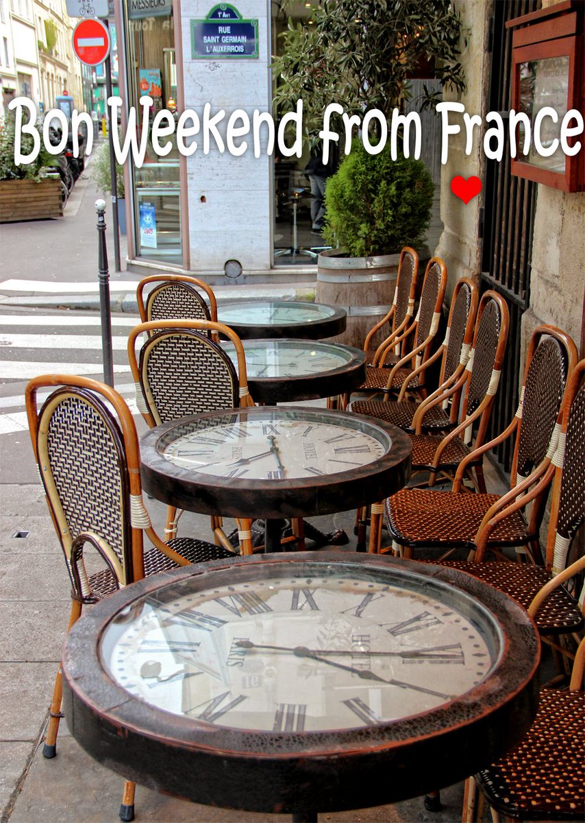 Time to wish you a bon weekend from France ♥️ #thegoodlifefrance