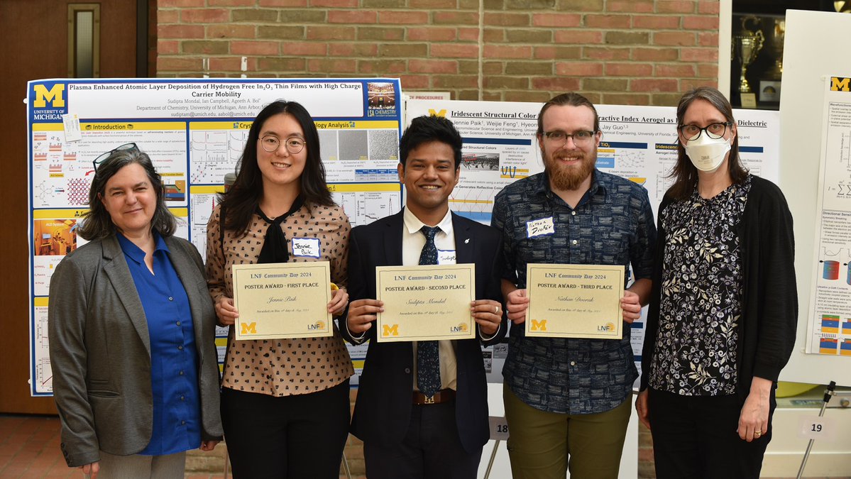 Great LNF Community Day yesterday! More details to come about the event, but first, congratulations to our poster award winners!