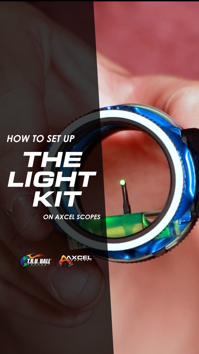 How to set up a light kit on your AXCEL AVX scopes? This is all you need to know and do!! Watch a full video here 👉 youtu.be/35nMj13uYIE Make your fiber bright and clear! - #RealNumber1 #LeadingTechnology #ProvenResults #WeMakeArcheryBetter #truball_axcel #truballaxcel