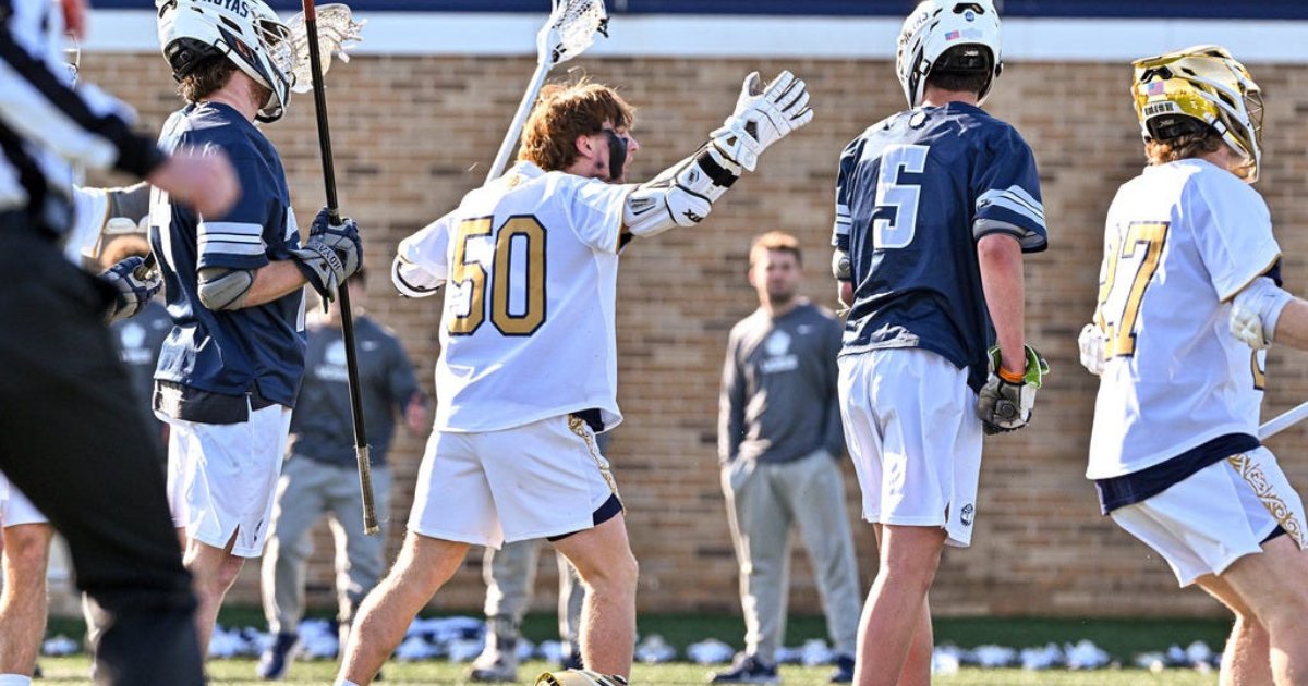 If you thought Notre Dame men's lacrosse wasn't happy to draw Georgetown — its one loss this season — in the NCAA Tournament, think again. 'They're the team we want to get back at,' Shawn Lyght said. @BGInews story, previewing Saturday's game: on3.com/teams/notre-da…