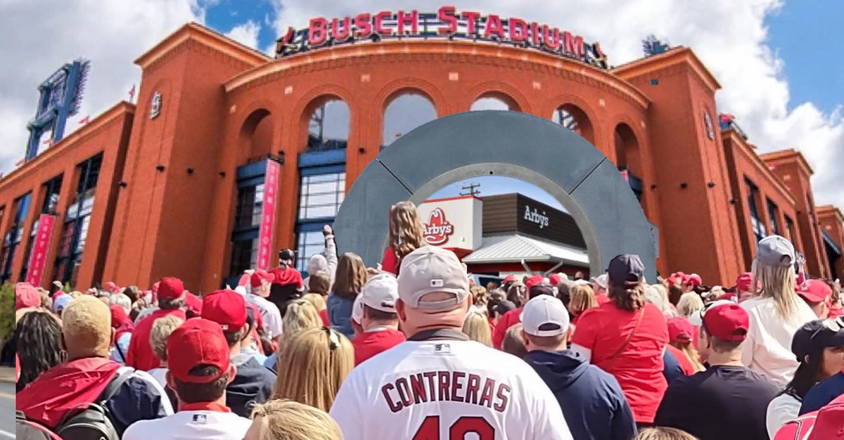 CardjnaIs's tweet image. Come check out the new @Arbys Portal at Busch Stadium!

#ForTheLou