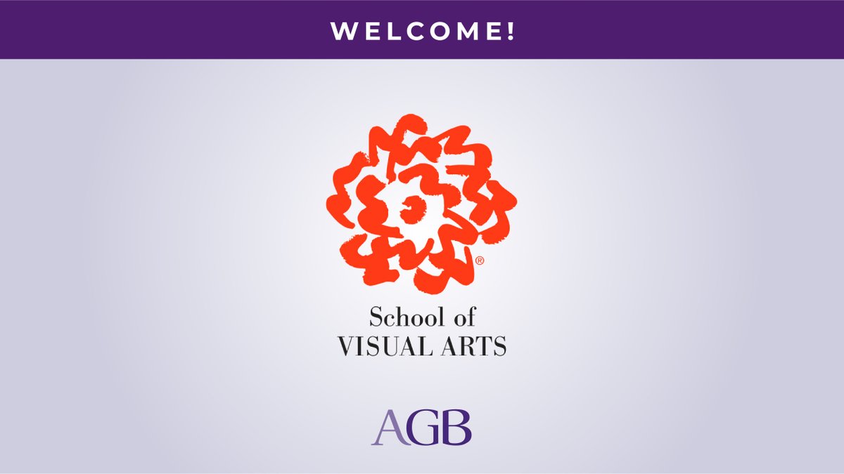 AGB is pleased to welcome our new member, the School of Visual Arts Alumni Society @SVA_News. #SVA Learn more about the benefits of AGB membership here: bit.ly/4dFi3p4