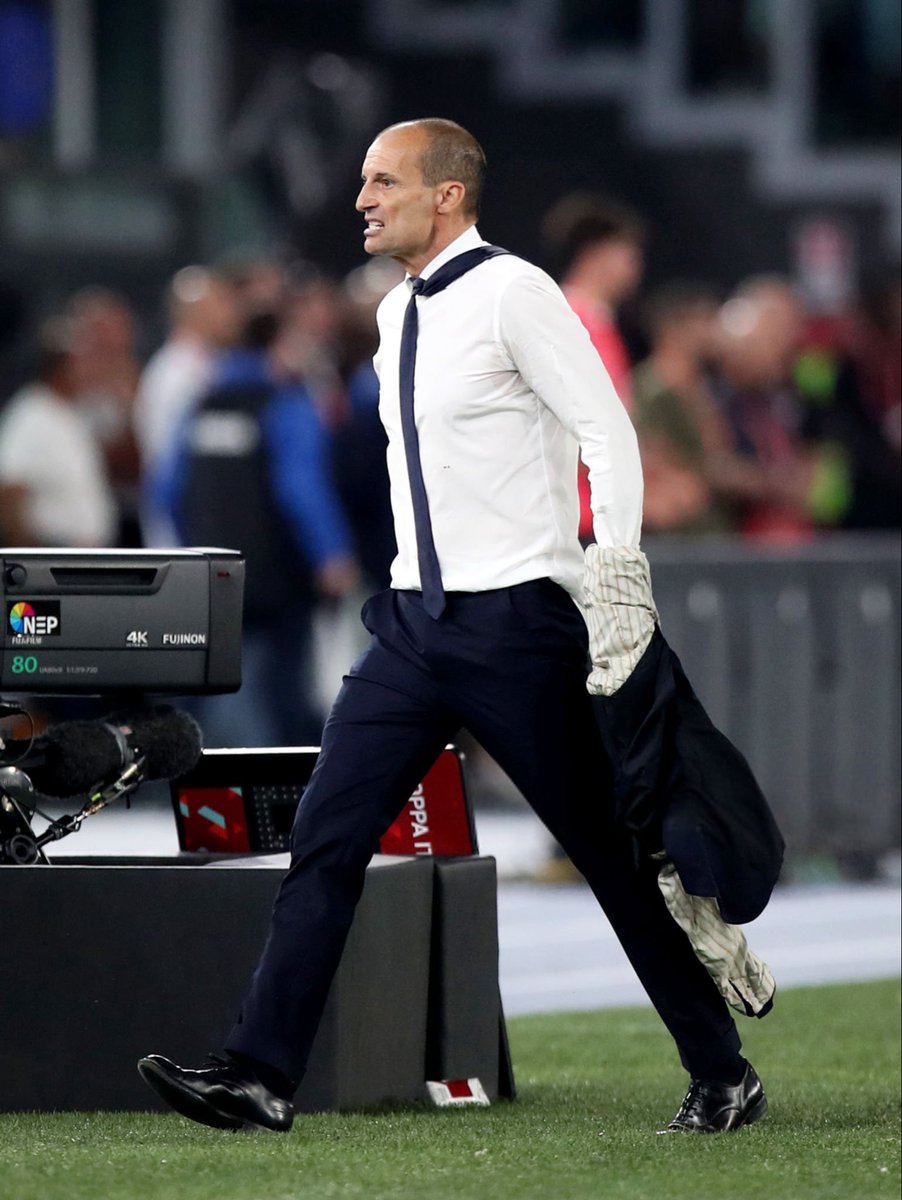 🚨🚨| Official statement by Juventus:

“Juventus cite Allegri’s behaviour during their Coppa Italia win as the reason for the immediate dismissal. He was sent off in the victory over Atalanta and furiously took off his club jacket and tie.”

“The departure follows certain
