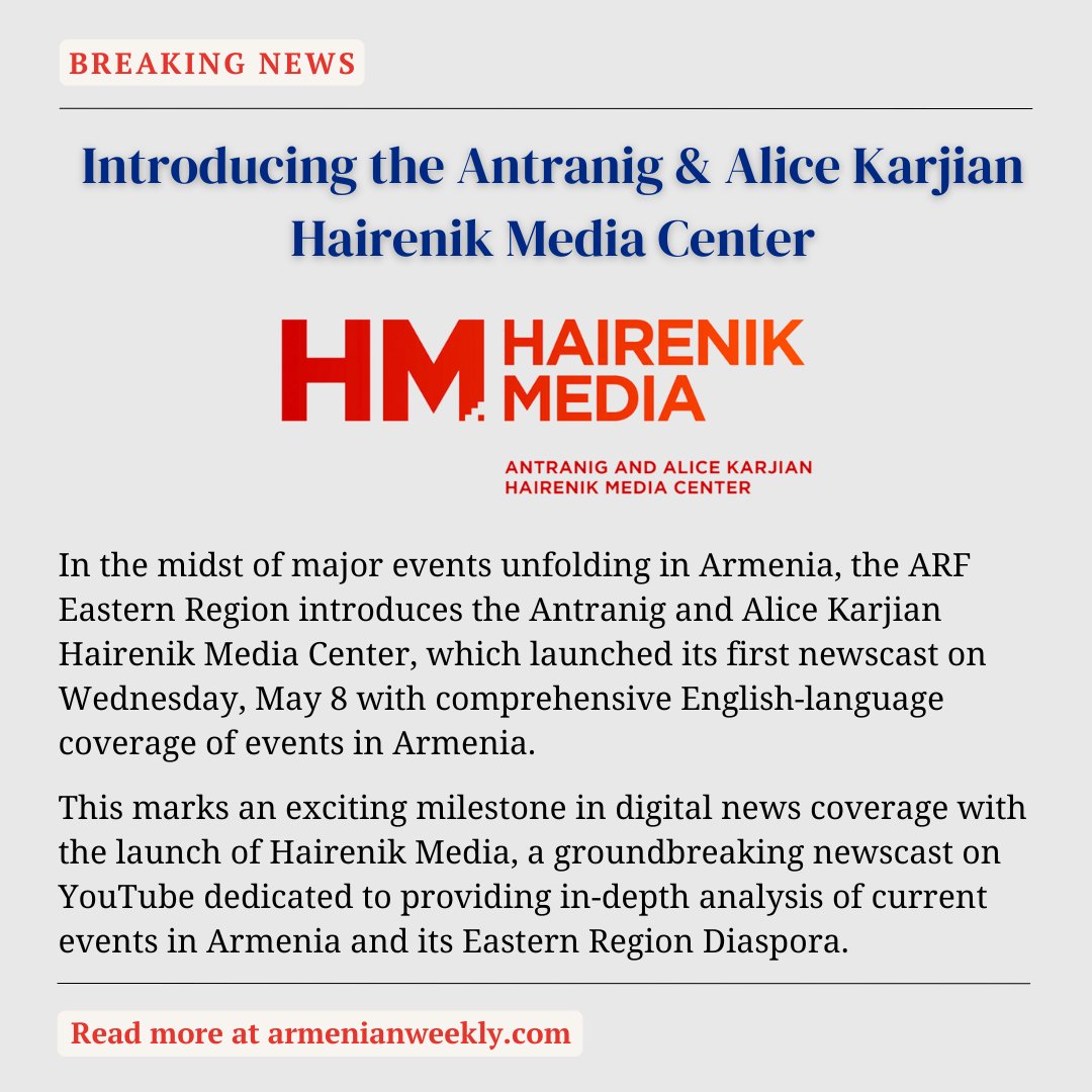 Subscribe to <a href="/HairenikMedia/">Hairenik Media</a> on YouTube by visiting youtube.com/@hairenik