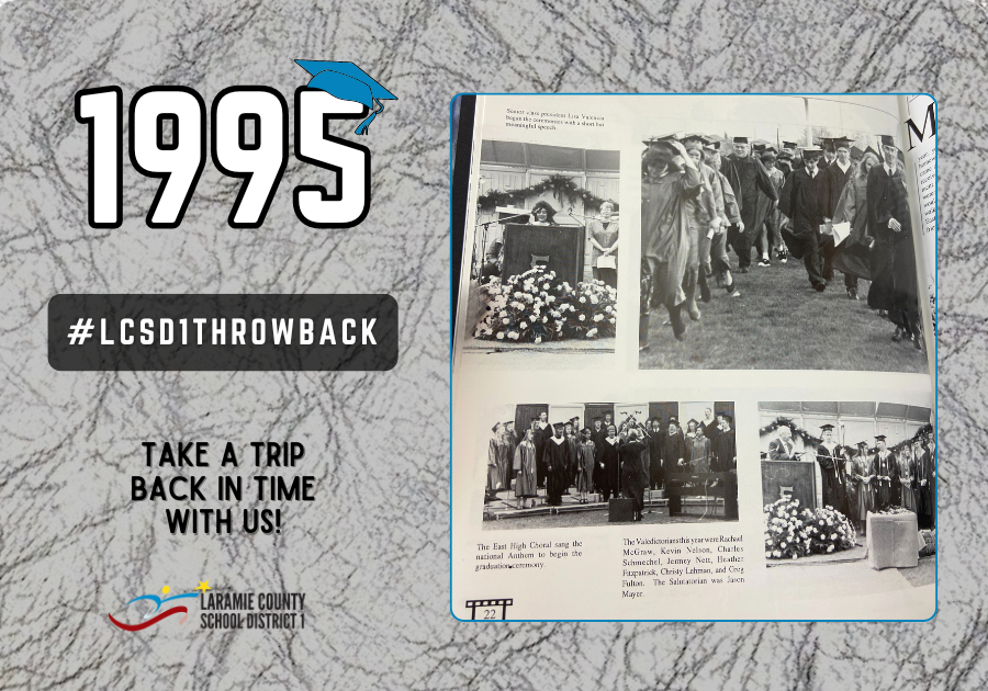 It's throwback Thursday!

It's LCSD1 graduation week, so let's take a look back at East High's graduation ceremony in 1995.

#elevateLCSD1
#LCSD1ThrowbackThursday