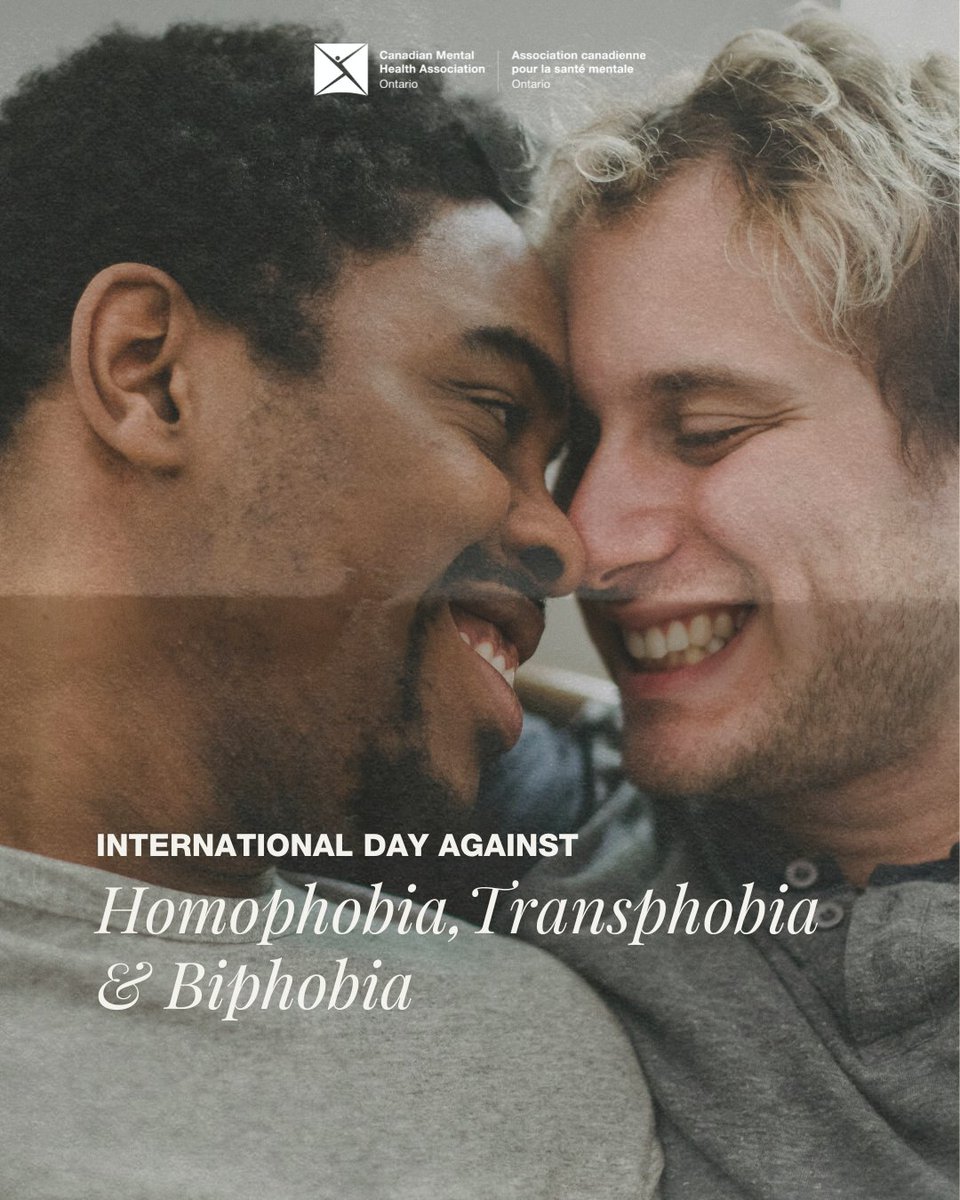 Today, we recognize Int'l Day against Homophobia, Transphobia, and Biphobia by reaffirming our commitment to equality, acceptance, and love for all. Let's continue to raise awareness, challenge discrimination, and celebrate diversity in all its forms. #IDAHOTB 2SLGBTQIA+
