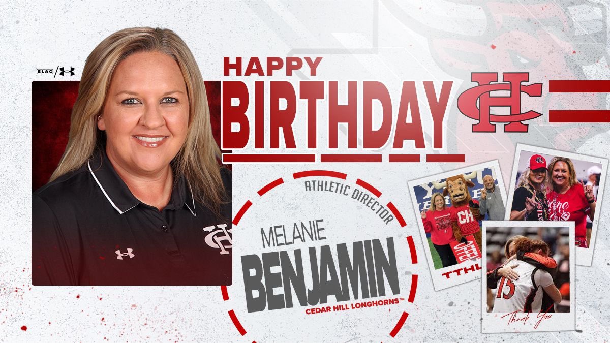 The Lady Longhorn Track & Field team would like to wish our favorite Athletic Director @kmkbenjamin a Happy Birthday 🎊🎉 ♥️ You are the best and we are thankful for everything that you do to support our program!