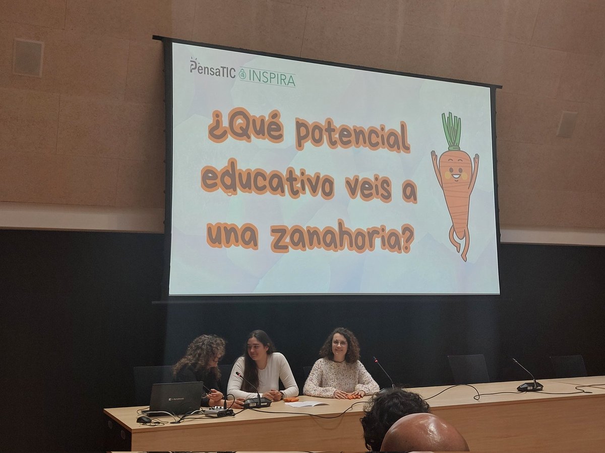 Genial la presentación del proyecto INSPIRA. Nos han presentado una propuesta enfocada en la sostenibilidad y el aprovechamiento de las zanahorias 🥕🥕