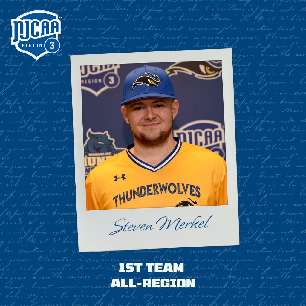 SUNY Niagara Thunderwolves (@ncthunderwolves) on Twitter photo BASE: Congrats to <a href="/NiagaraTwolves/">SUNY NIAGARA BASEBALL</a> sophomore C <a href="/StevenMerkell/">Steven Merkel</a> for being named 1st team All-Region! #RollWolves ⚾️🐺💪 BASE: Congrats to <a href="/NiagaraTwolves/">SUNY NIAGARA BASEBALL</a> sophomore C <a href="/StevenMerkell/">Steven Merkel</a> for being named 1st team All-Region! #RollWolves ⚾️🐺💪