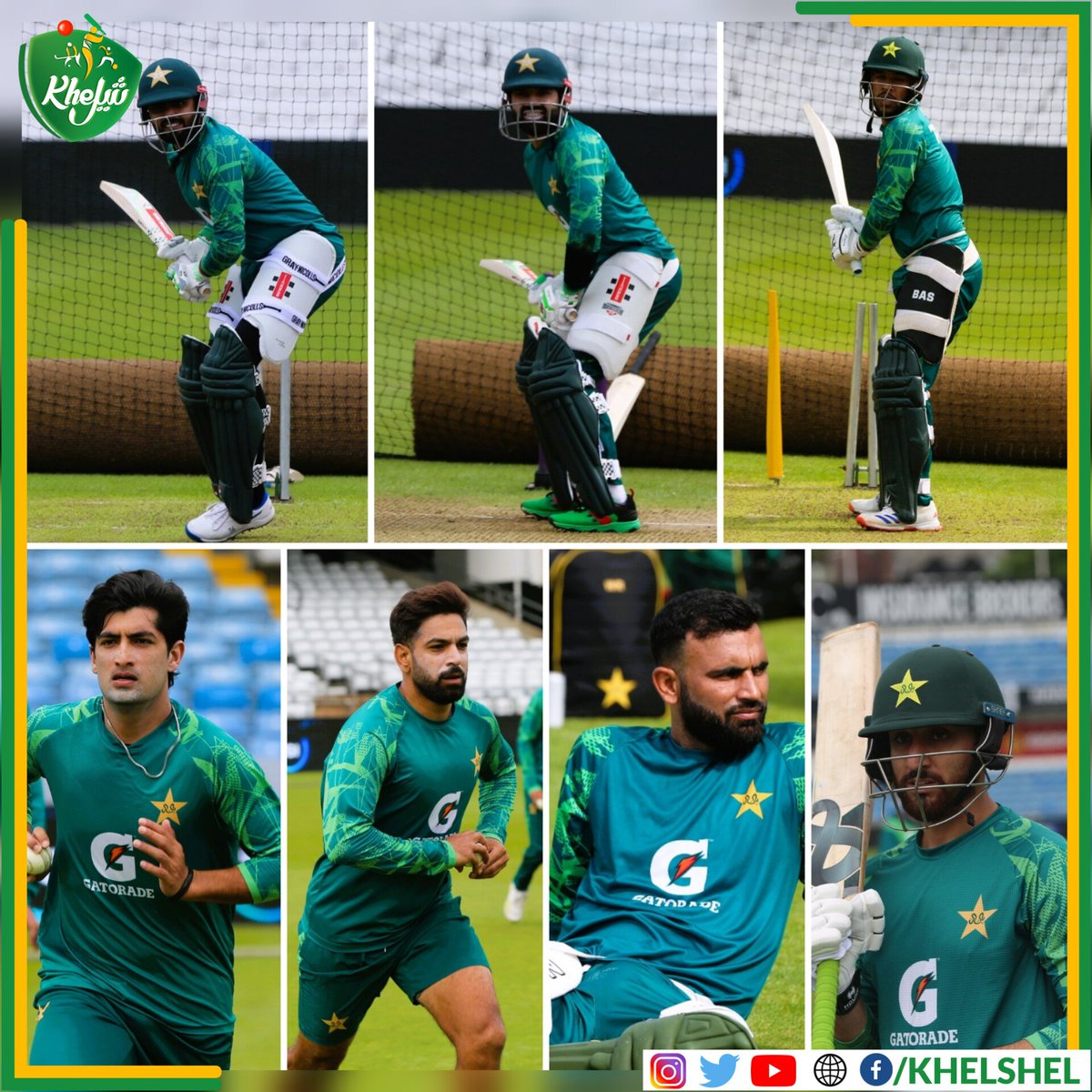 Pakistan team training session at Headingley, Leeds ahead of T20I against England.

#ENGvPAK | #Cricket | #Pakistan | #BabarAzam | #MohammadRizwan | #NaseemShah | #HarisRauf | #FakharZaman | #Leeds