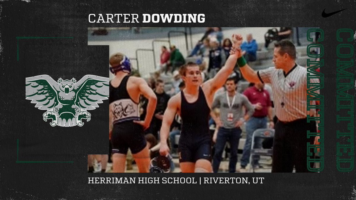 William Woods is super excited to announce the commitment of Carter Dowding from Riverton, Utah. Welcome to the family! Go Owls! #TalonsUp