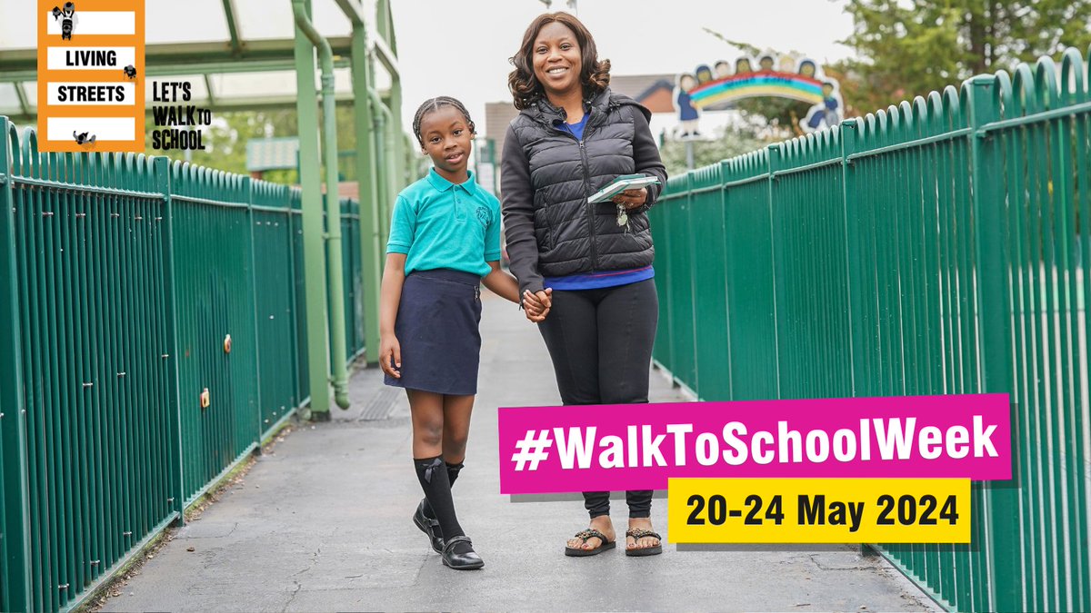 Tomorrow's the start of #WalkToSchoolWeek ✏️ Are you joining us? livingstreets.org.uk/walk-to-school… #MagicOfWalking 🌟