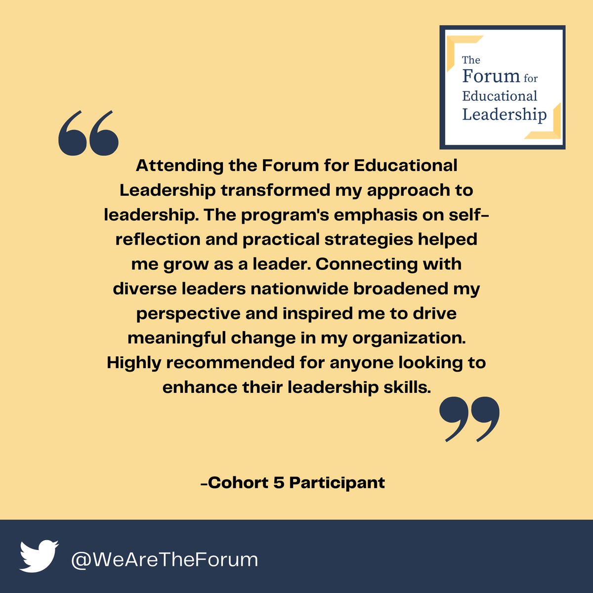 Join the distinguished group of leaders in Cohort 6 at #WeAreTheForum. Enhance your leadership skills with cutting-edge strategies and make a profound impact in your community. Apply to secure your place among the nation's leaders. forms.gle/jfURdw8nakYj1z… #WomenLeadingEd