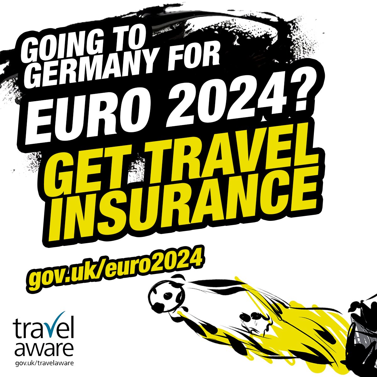 ⚽️ Heading to Germany for #Euro2024? Don't forget your travel insurance! Find all you need to know on @FCDOtravelGovUK's website - gov.uk/foreign-travel…