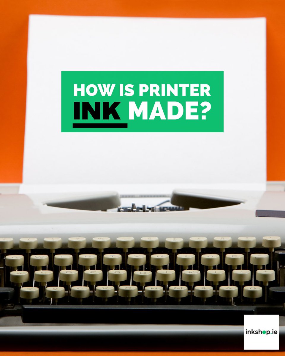 🤨 How is printer ink made?
🦑 Many of you are wondering how printer ink is made? What are the componants? Do we use squid ink still to print black or was that in the old days? 👀
✅ Visit inkshop.ie/blogs/how-is-p…

#printerink #corkbusiness #printingathome #printlife #shoplocal