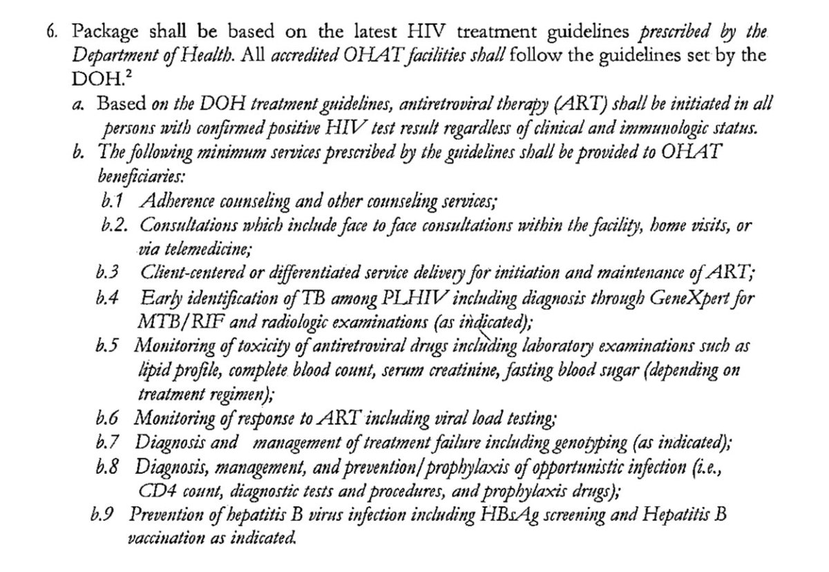 Ano nga ba dapat ang covered ng PhilHealth? According to the latest PhilHealth guidelines, below are the MINIMUM prescribed services that an HIV treatment facility should provide.

But I've received reports that many PLHIV don't get to experience even the bare minimum. Why?