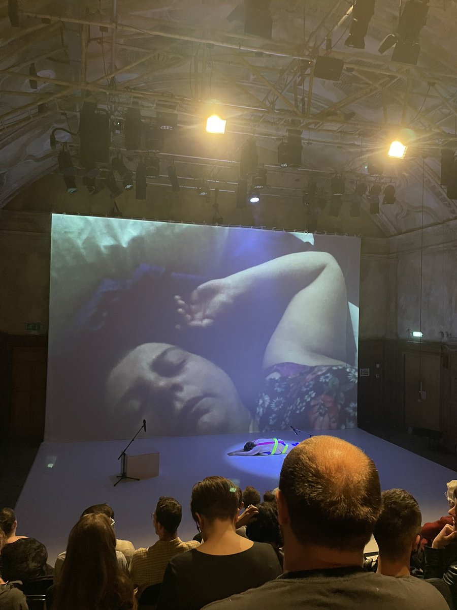We were at @battersea_arts last night watching brilliant @katy_baird’s Get Off. So proud to have co-commissioned this bold, vulnerable and thought provoking work. Catch it in London until 25 May 💚