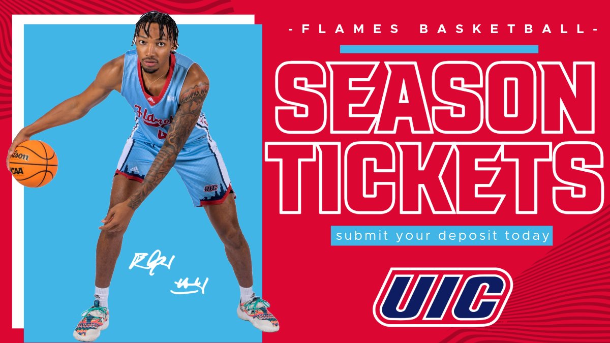 Don’t miss a moment of the excitement! Submit your season ticket deposit for 2024-25 and join us for an epic year of basketball. 🎟️:uicflam.es/0w2 #ChicagosCollegeTeam
