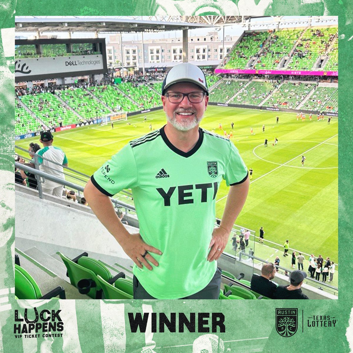 Try your luck! Enter the @TexasLottery #LuckHappens VIP Ticket Contest for a chance to experience our match versus Sporting KC like a VIP! Must be 18+ to enter. ➡️ bit.ly/TexasLottery