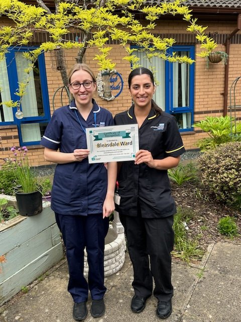 Fantastic work by nursing staff supporting our learners. Staff work really hard to make bleasdale a great learning environment and this is reflected in our feedback. Well done👏👏👏