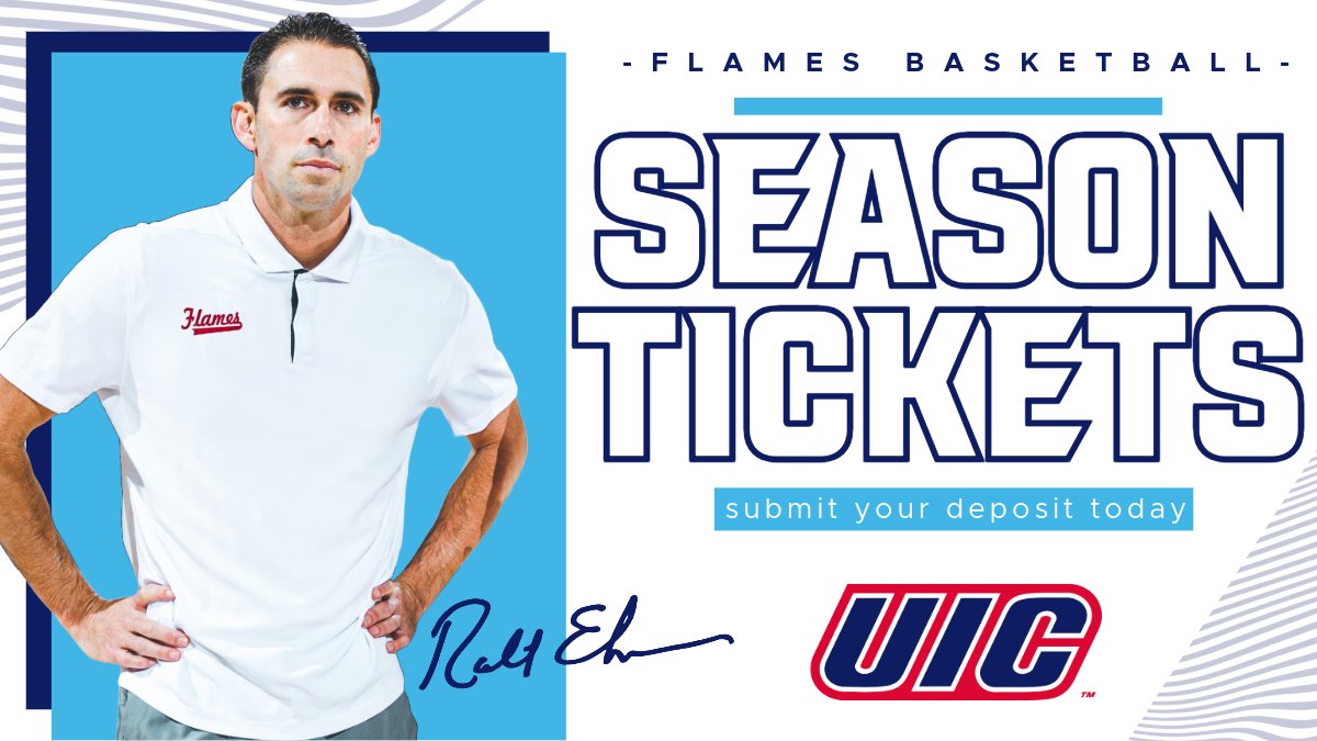 The countdown to the 2024-25 season starts now! Reserve your seats and get ready to cheer on the Flames! 🎟️: uicflam.es/0w2 #ChicagosCollegeTeam