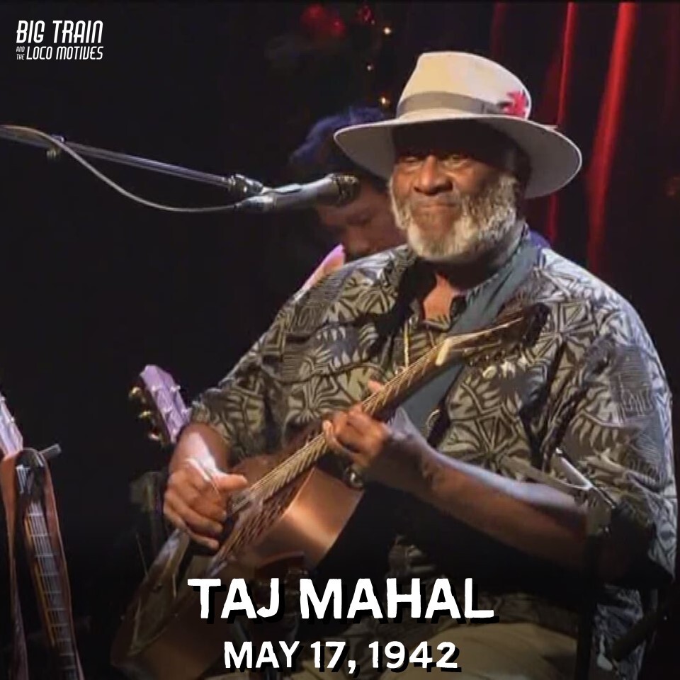 HEY LOCO FANS - Happy Birthday to blues maestro Taj Mahal born May 17, 1942! Mahal has done much to reshape the definition and scope of blues music #TajMahal #BluesGuitar #Blues #BluesMusic #BigTrainBlues #BluesHistory
