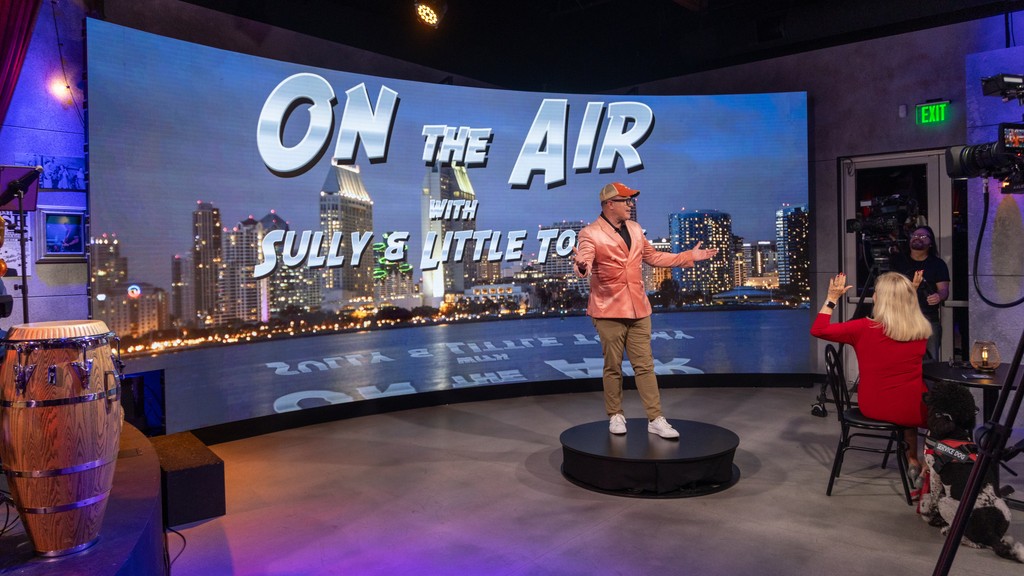OnTheAirSD's tweet photo. Catch our exciting episode of "On the Air with Sully &amp; Little Tommy" this Saturday at 11 AM on KUSI! Watch as Mark Mathis trains Clint August to become a weather reporter. It's going to be a fun show that you won't want to miss! https://t.co/HqW6opdwCK