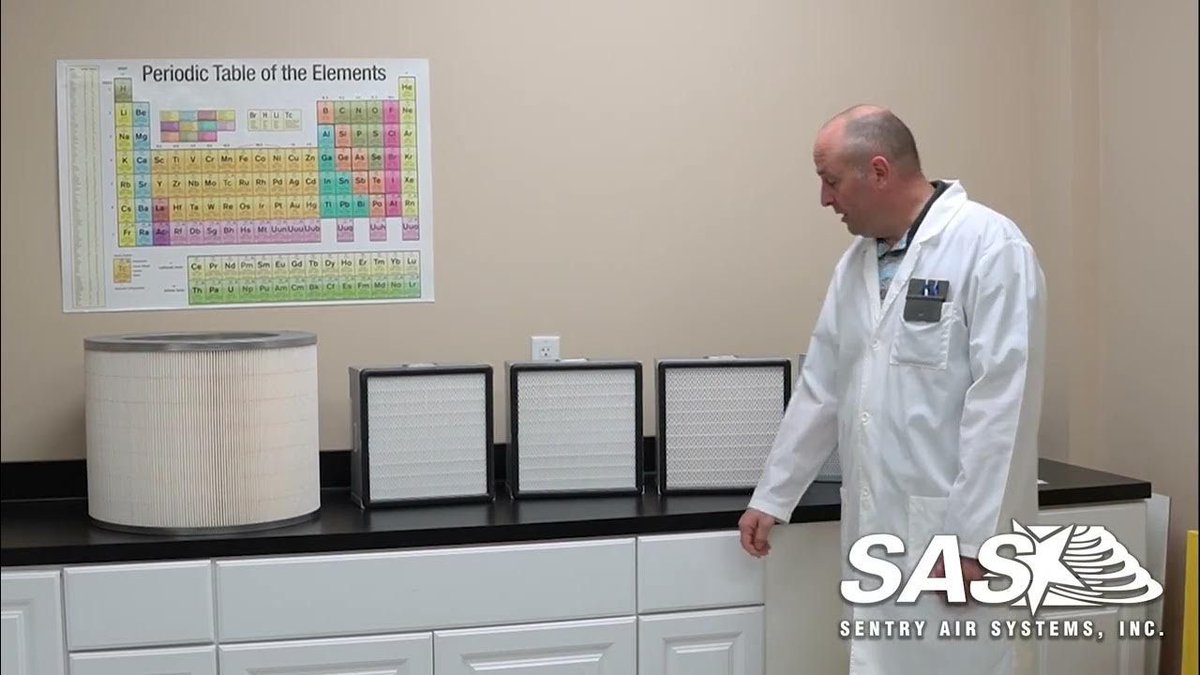 In this next episode of #UndertheHood – Seth Schott, one of our application specialists, explains the different types of filter options available and their efficiencies. buff.ly/3K2n6Td  #SentryAir #AirFilters