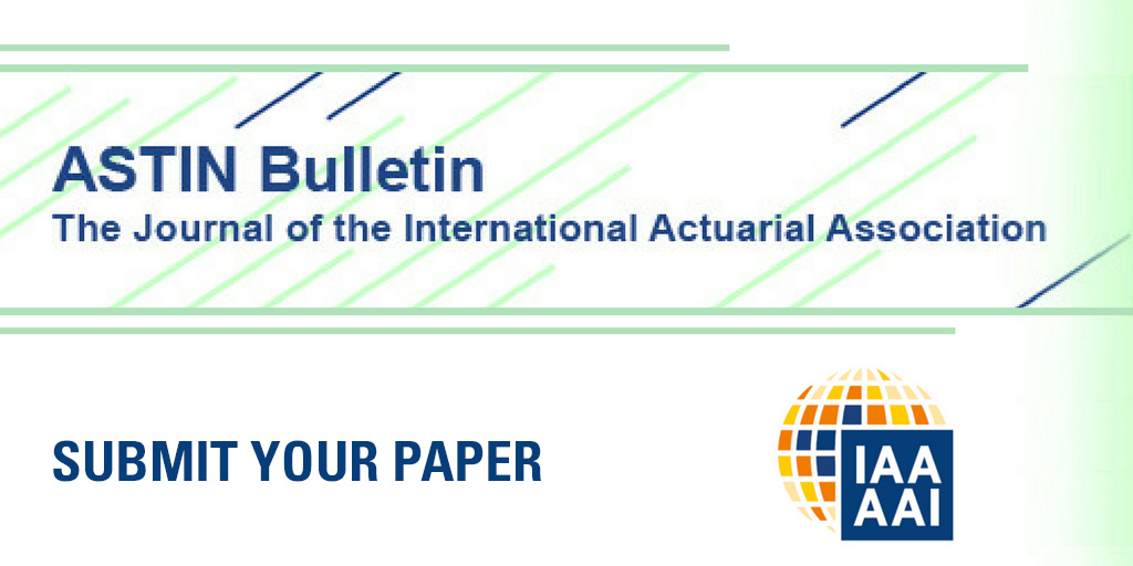 Interested in submitting your article to ASTIN Bulletin? Click here for more information. 📚 cup.org/3ylOr04 #ActuarialScience #ASTIN @IntActuarial