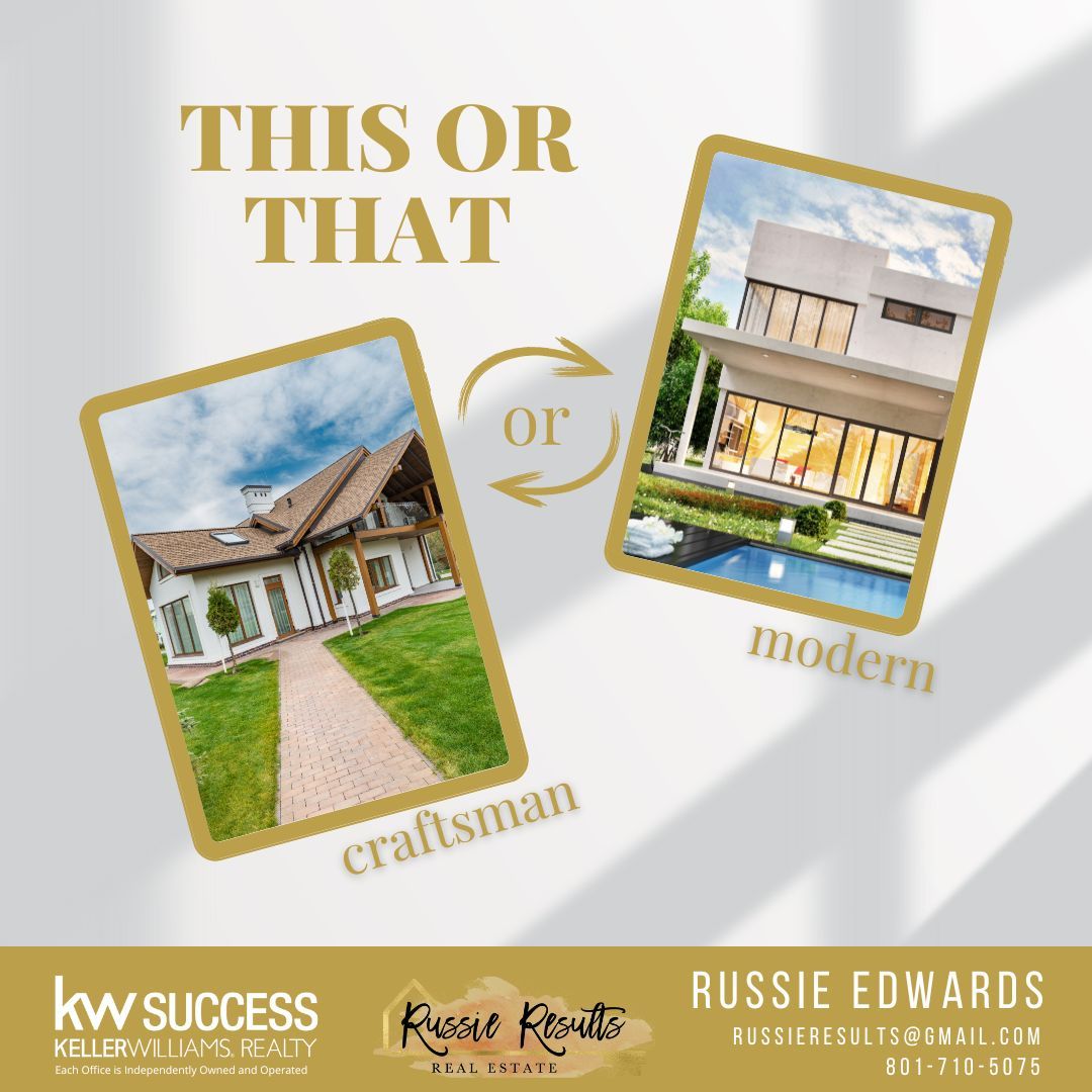 russieresults's tweet image. Craftsman vs. Modern: Which reigns supreme?

Craftsman: Warm, durable, functional.
Modern: Sleek, open, cutting-edge.

Which style do you prefer and why? Share below! 🏡

#DreamHomeStyle #CraftsmanCharm #ModernVibes #RussieEdwards #RussieResultsRealEstate #KWSuccessRealty