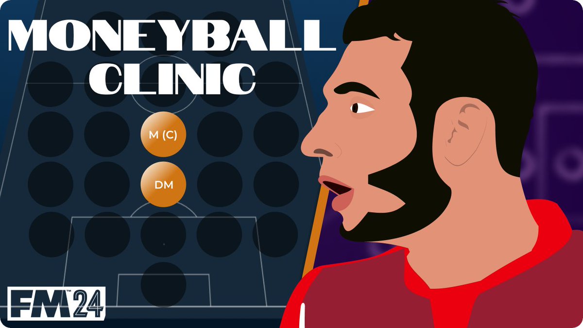 NEW VIDEO!!!  Moneyball Clinic - Deep Midfielders.  9 elite performers for a wide variety of roles and levels.

🎬Playmakers
💥Destroyers
🚂Shuttlers

RTs appreciated!

Link in the thread below 👇 #FM24 #Moneyball