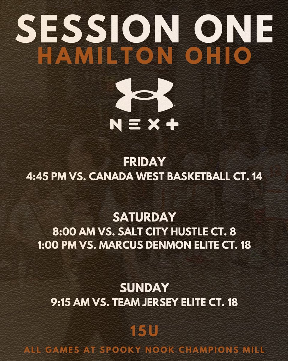 Game Day in Hamilton, OH for our HS Boys at @RiseCircuit Session 1‼️