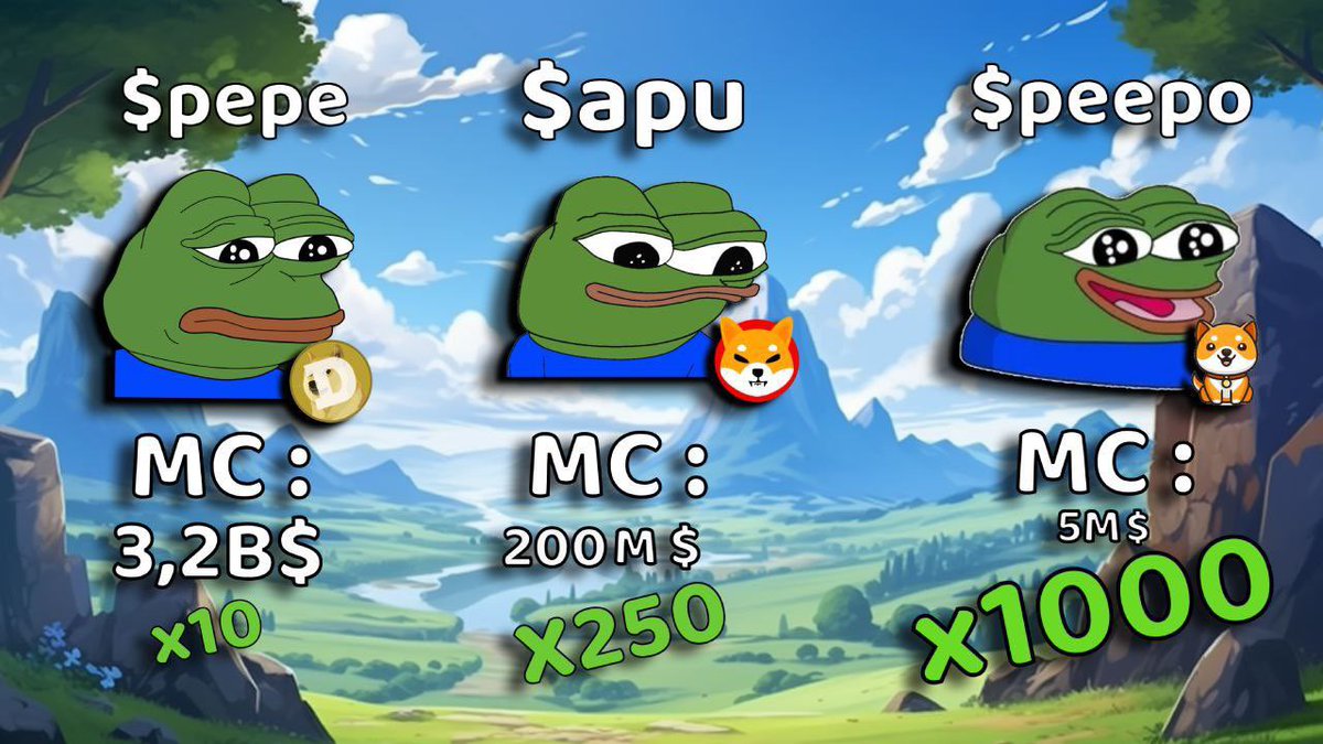 NoctisCrypto's tweet photo. The only picture to remember for a successful bullrun 🚀

🐸 Memecoin season 2024 is all about frogs, not dogs !

Don't miss your next x1000 gem again ! 

Join the $peepo Army Telegram now
https://t.co/ySsx5WIIVL

🤝🔥 https://t.co/WYuwOpaBoh