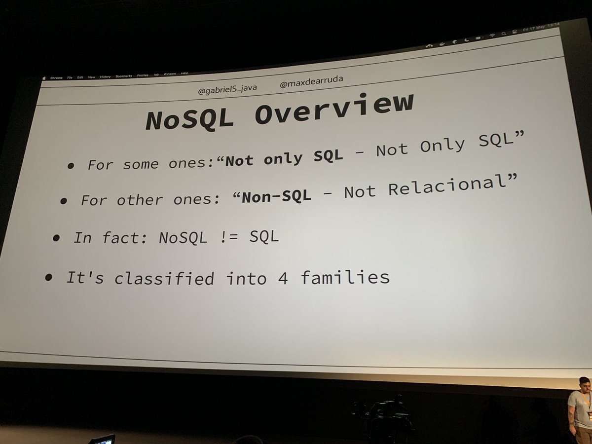 Highligh of my last day at @GeeCON. @maxdearruda and Gabriel Silva Andrade on stage, explaining @jnosql and making fun jokes 
#JakartaEE #NoSQL #Geecon #geecon2024