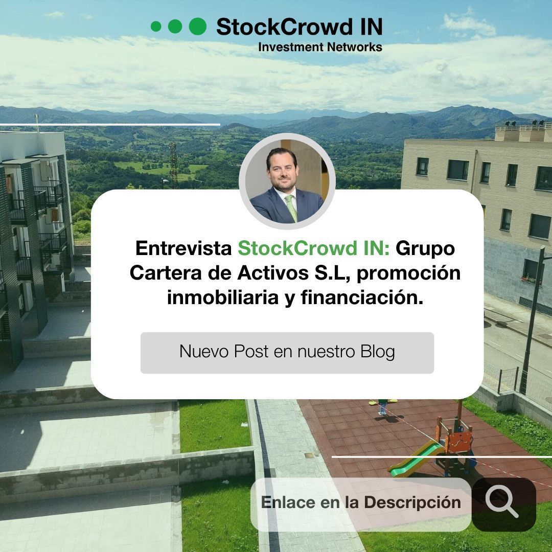 📢  Nuevo post en nuestro Blog 🗒️ 
Entrevistamos a Cartera de Activos S.L sobre los proyectos realizados y la trayectoria profesional que ha tenido con StockCrowd IN.
Lee la entrevista completa aquí: buff.ly/3V2N27g 

#Crowdlending #inversióninmobiliaria #StockCrowdIN