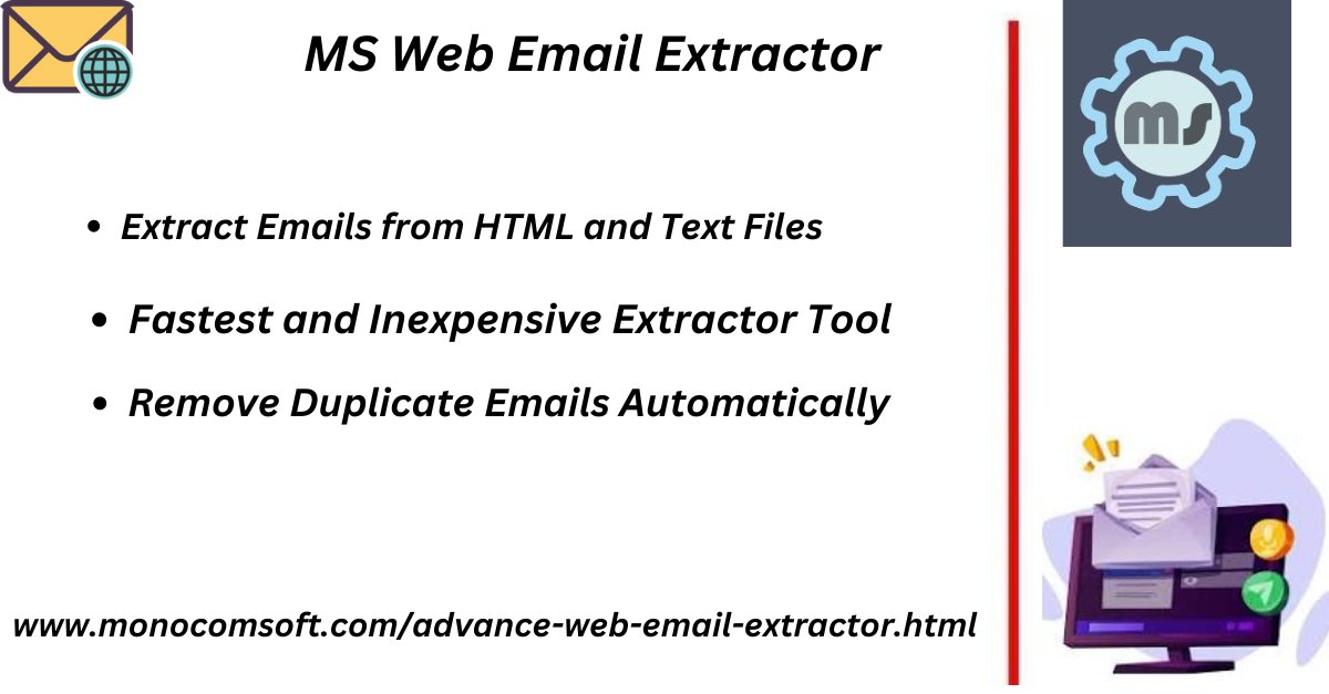 monocomsoft's tweet image. click here to visit 
monocomsoft.com/advance-web-em…
#mswebemailextractor 
#webemailextractor 
#monocomsoft 
#explorenow