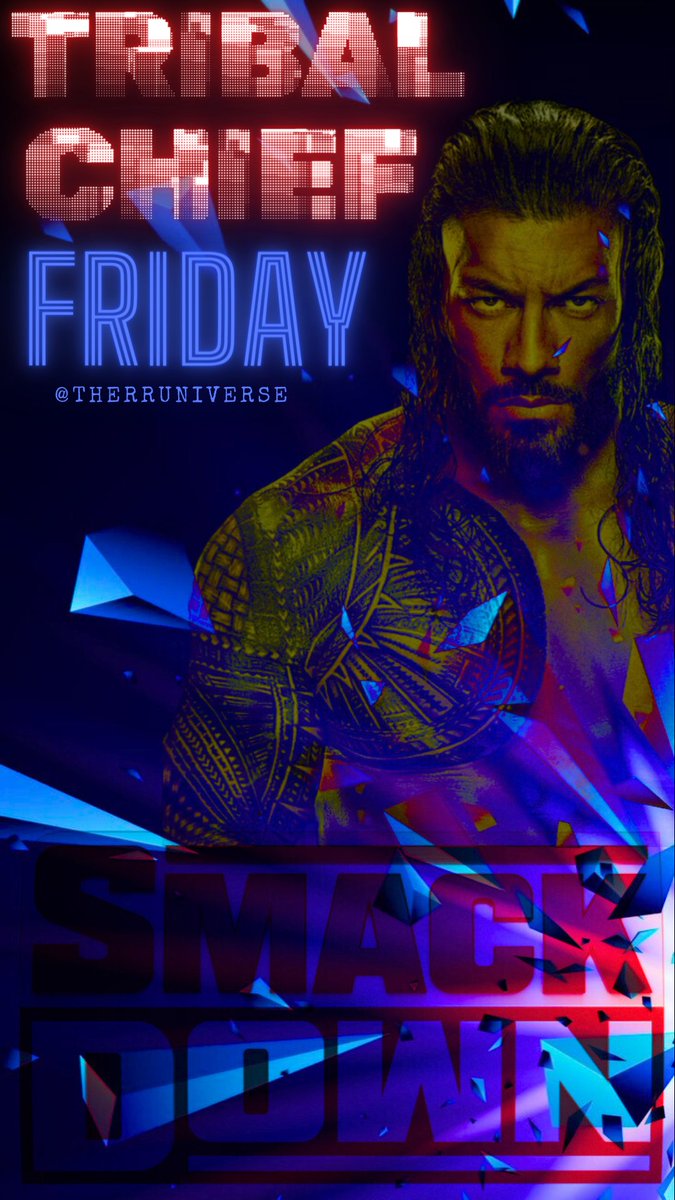 He carried the company when others were busy with trashing WWE out,when some others couldn't,he lifted talents up,ROMAN REIGNS CARRIED WWE ON HIS BACK.
To appreciate the GREATNESS 
Acknowledge the #IslandOfRelevancy
Happy TRIBAL CHIEF FRIDAY☝🏽
#FridayNightReigns #SmackDown