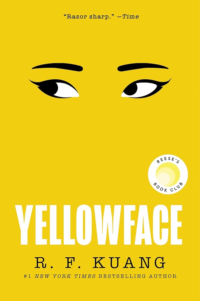 🔔Reminder🔔 May's Book Club pick is Yellowface by R.F. Kuang! The book grapples with questions of diversity, racism, and cultural appropriation, as well as the terrifying alienation of social media. We will be discussing on May 30th! More info: bit.ly/4bmT6x8
