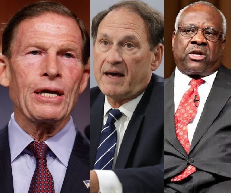 BREAKING: MAGA world breaks into a cold sweat as Senator Richard Blumenthal demands major changes to the Supreme Court to crack down on the blatant corruption of Republican justices like Samuel Alito and Clarence Thomas. This is way overdue... 'I couldn't be more worried. You