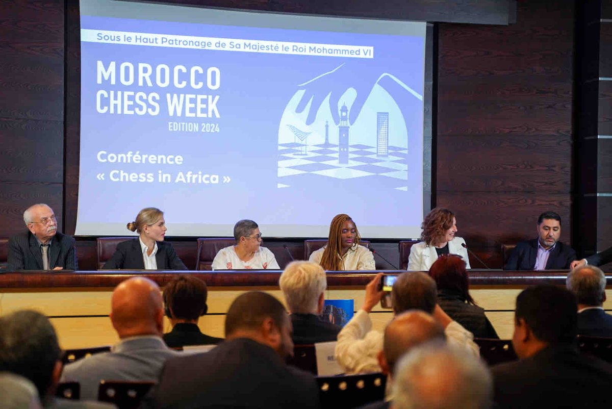 The “Chess in Africa” Conference, a discussion involving a panel of committed chess actors in Africa, takes place in Bourse de Casablanca, the Casablanca Stock Exchange.