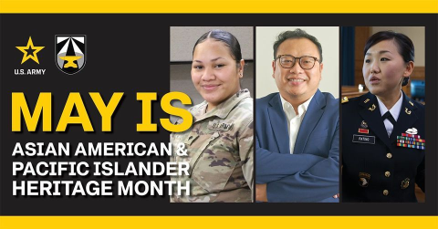 May is Asian American and Pacific Islander Heritage month, a month where we observe and reflect on the tremendous contributions of Asian American and Pacific Islanders to our country history.

#AAPIHM #ArmyHeritage #TeamAFC #ForgeTheFuture