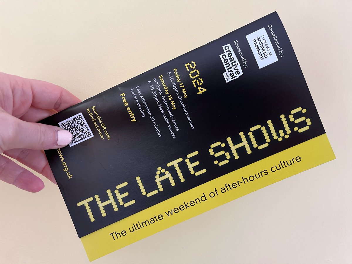 Are you heading to @TheLateShows this weekend? I’ve been asked to do a calligraphy demo at @NewcastleArts on Saturday night so pop in and say hello if you’re passing! @CreativeCentNCL