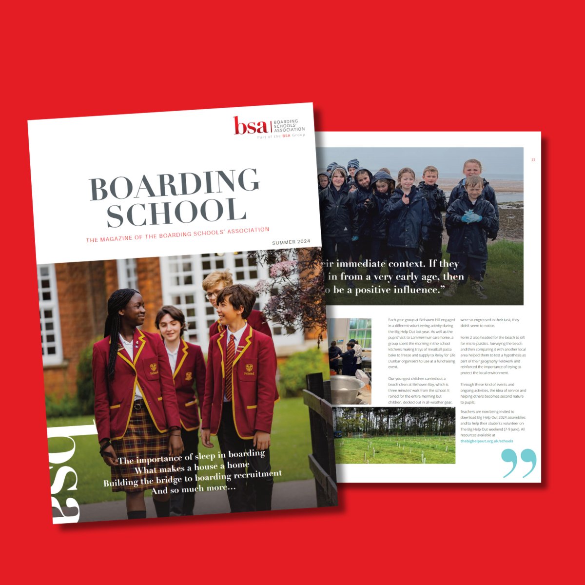 A reminder that the summer 2024 edition of the BSA Boarding School magazine is available to read via ow.ly/9i9L50RvT1E to view. #iloveboarding #supportingexcellence