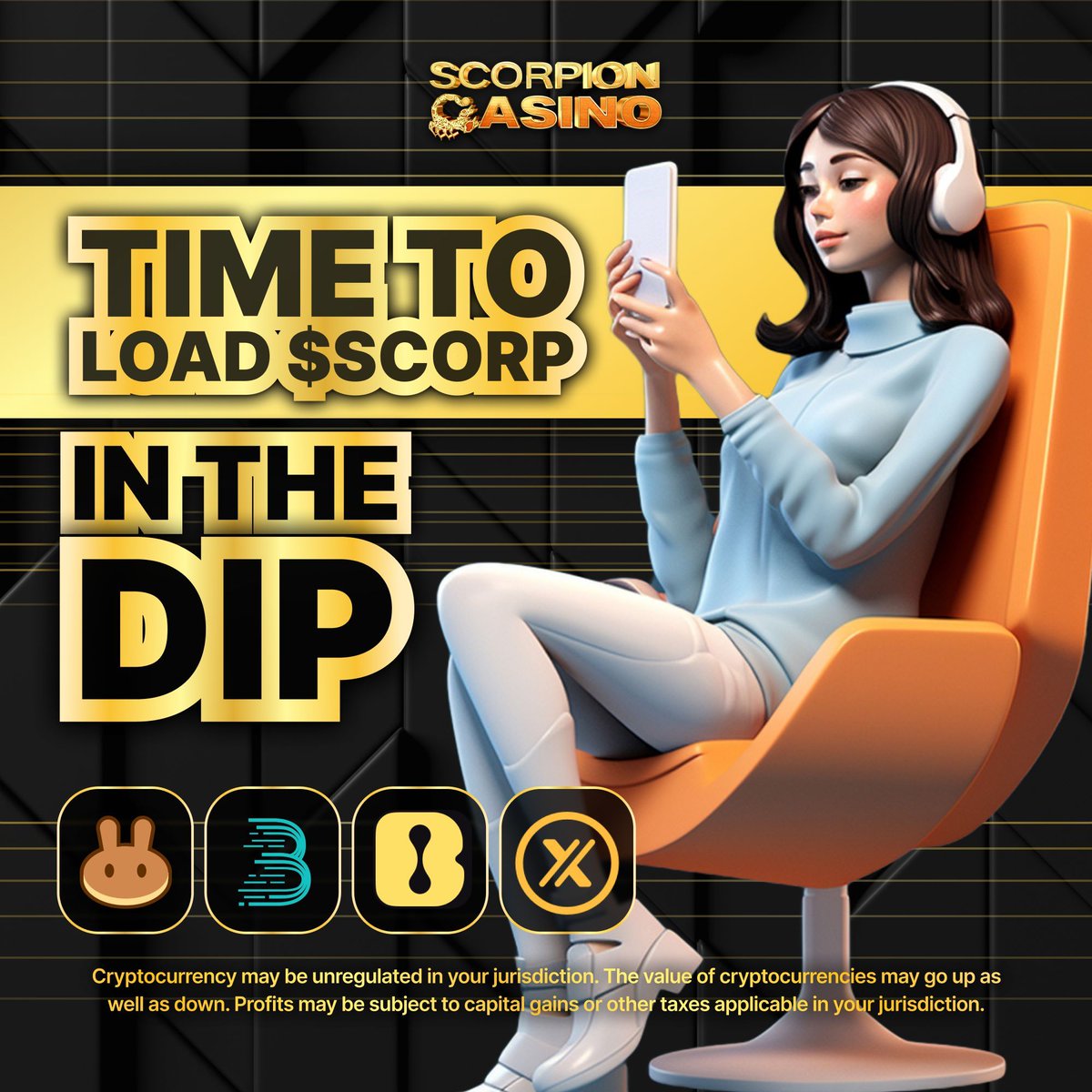 GOLDEN CHANCE TO BUY CHEAP $SCORP 🏆 Imagine earning daily USDT rewards HOLDING $SCORP, through an INTERNATIONAL CRYPTO CASINO! Buy now in the dip, because when the market moves, you'll regret it! 🧠😱 💵 Trade $SCORP with Lbank now: buff.ly/3WmfuCv